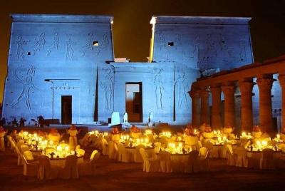 Espectáculo de luz y sonido en el templo de Philae