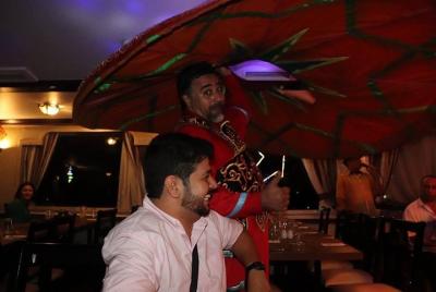 Cena y música en vivo en el crucero por el río Nilo en El Cairo