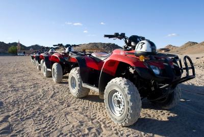 Full Day Sahara Park Safari Moto ATV & Buggy car y Bedouin Night 
