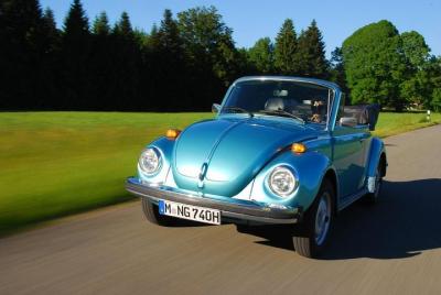 VW Beetle gira de cuento de hadas rey