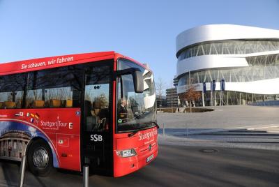 Billete sencillo de 24 horas para el autobús turístico de Stuttgart: ruta azul