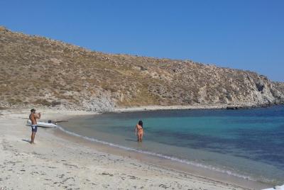 Crucero en yate elegante a las playas del sur de Miconos, Delos y Rinia