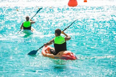 Experiencia privada de piragüismo en Mykonos