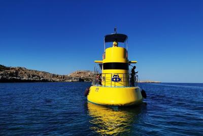Tour guiado en submarino en Vlicha, Lindos y la bahía de Navarone
