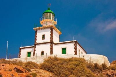 Panorama de Santorini en grupo pequeño