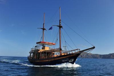 Tour de Caldera en barco de vela y traslado en autobús: Volcán-Ag
