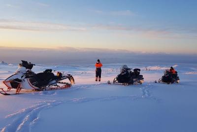 Moto de nieve en Eyjafjallajökull