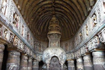 Excursión de un día a las cuevas de Ajanta y Ellora desde Aurangabad Excursión de un día a las cuevas de Ajanta y Ellora desde Aurangabad