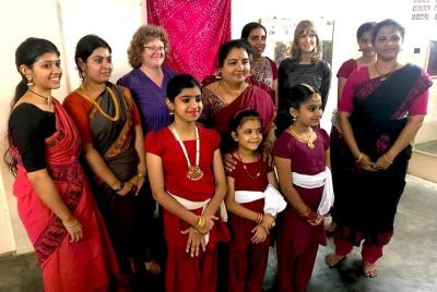 Experiencia de danza clásica Bharatnatyam en Bangalore