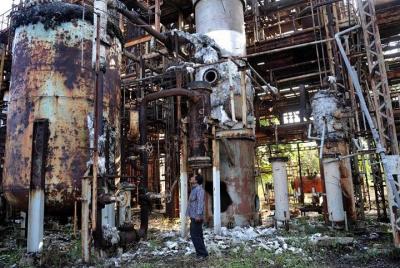 Visite el sitio de la tragedia del gas de Bhopal