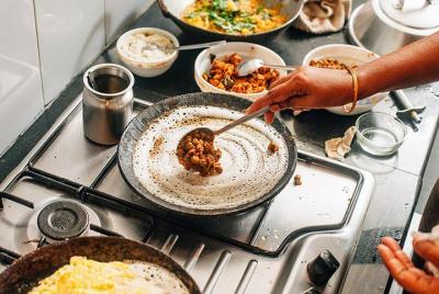 Aprenda a cocinar la cocina tradicional del sur de la India en la costa de Chennai