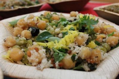 Clase de cocina vegetariana del sur de la India cerca del aeropuerto de Chennai