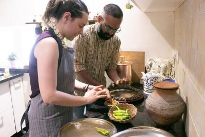 Clase de cocina privada de Hyderabadi con una familia local Clase de cocina privada de Hyderabadi con una familia local