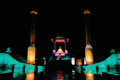 Tour a pie por la noche en Jaipur