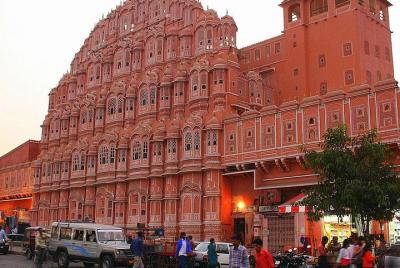 Visita a pie de la ciudad rosa de Jaipur
