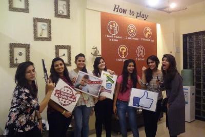 Juego de caza de pistas