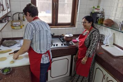 Cocina y cena en el corazón de Nueva Delhi