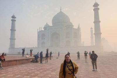 Excursión privada de Taj Mahal Sunrise y Agra Fort Day con Fatehpur Sikri de Delhi