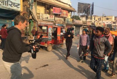 Fotógrafo y productor de línea en Varanasi