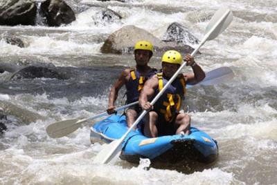 Excursión privada de un día completo, kayak por el río Ayung, agroturismo, templo de Yeh Pulu, almuerzo