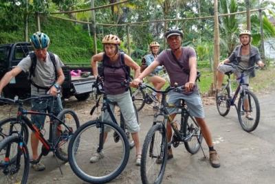Ubud: tour de ciclismo de montaña y catarata: wifi gratis Ubud: tour de ciclismo de montaña y catarata: wifi gratis