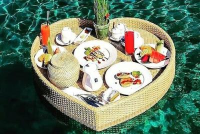 Desayuno romántico flotante en Bali - columpio en la jungla - tra