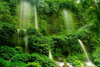 Benang Stokel y Kelambu Waterfall Tour