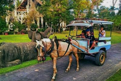 Paseo en carro al atardecer en la costa noroeste de Lombok
