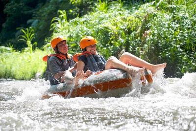 Excursión privada de un día completo: disfrute del río Ayung Tubing-Lunch-Yeh Pulu Temple-Agroturismo Excursión privada de un día completo: disfrute del río Ayung Tubing-Lunch-Yeh Pulu Temple-Agroturismo