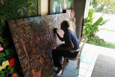Visitando Authentich BALINESE ART - UBUD Visitando Authentich BALINESE ART - UBUD