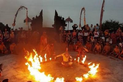 Uluwatu sunset kecak dance & waterfall Uluwatu sunset kecak dance & waterfall