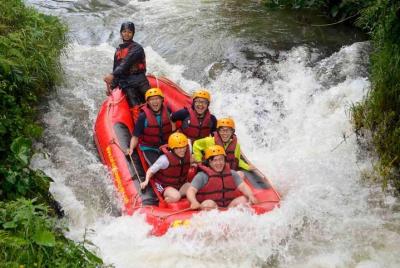 Recorrido turístico y de rafting en aguas bravas de Ubud Bali Recorrido turístico y de rafting en aguas bravas de Ubud Bali
