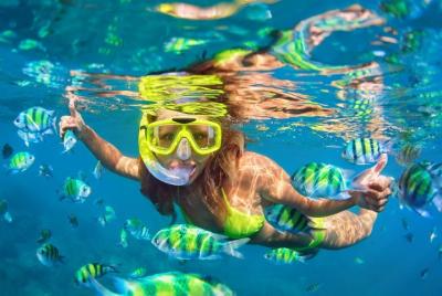 Tour de snorkel en Bali en Blue Lagoon Beach: traslado privado con todo incluido Tour de snorkel en Bali en Blue Lagoon Beach: traslado privado con todo incluido