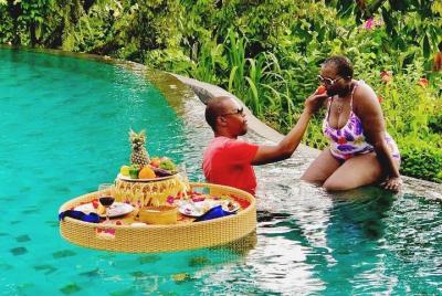 Lo mejor de Ubud; Almuerzo romántico flotante, teracce de arroz, columpio en la jungla y cascada Lo mejor de Ubud; Almuerzo romántico flotante, teracce de arroz, columpio en la jungla y cascada