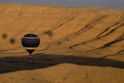 Los globos aerostáticos Sky Trek son una gran aventura en el desierto. ISRAEL