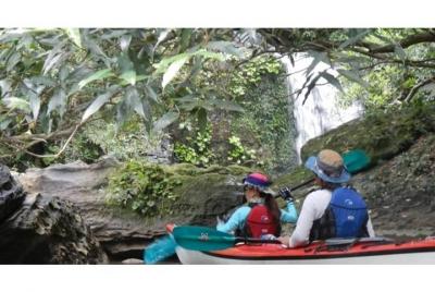 [Okinawa Iriomote Island] ¡Vamos a ver la maravillosa cascada que fluye como una cortina! [Kayak trekking 1 día]