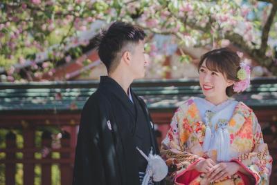 ¡Fotos de boda en hermosos trajes japoneses! Tome fotos para toda la vida en Matsushima