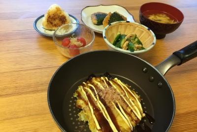 Okonomiyaki y plato pequeño clase de cocina