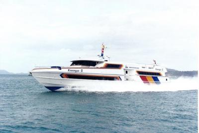 Boleto de ferry de ida desde Penang a Langkawi con traslado al hotel