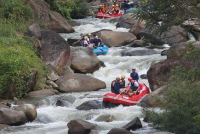 Rafting 5 km, ATV 30 Mins, Fly Fox y Jungle Tour desde Phuket