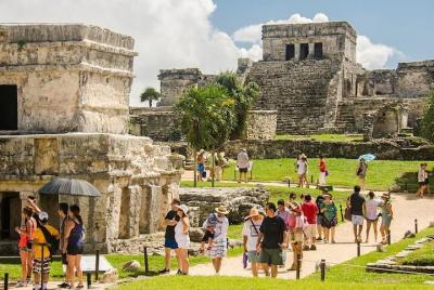 Tour de día: Tulum, Coba, Playa del Carmen y nado en Cenote desde