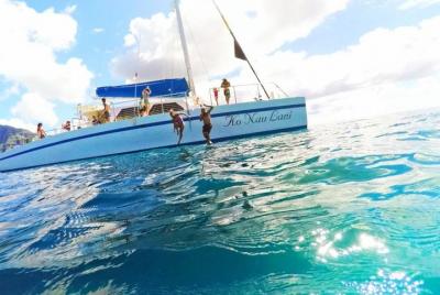 Tour a Isla Mujeres en catamarán con snorkel, barra libre, almuer