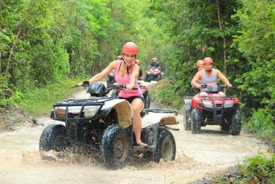  Atv (single) Zipline y Cenote.