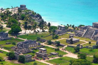 Aventura 4X1: Cobá, Tulum, Cenote y Playa del Carmen desde Cancún