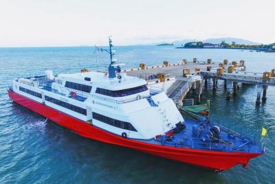 Koh Tao a Krabi por Seatran Discovery Ferry y entrenador Koh Tao a Krabi por Seatran Discovery Ferry y entrenador