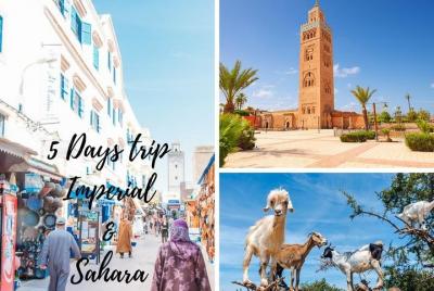 Tour por el desierto imperial y sahara en 5 días desde Agadir