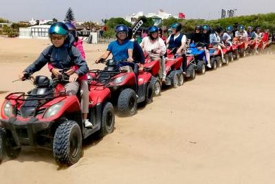 Paseo en quad por la playa y las dunas de Essaouira.
