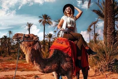 Excursión de un día a la montaña Atlas con paseo en camello, tres valles