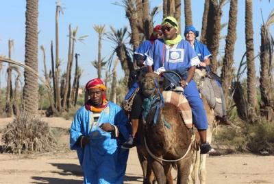 Paseo en camello en Marrakech (nuestra empresa respeta los requisitos de seguridad COV 19)