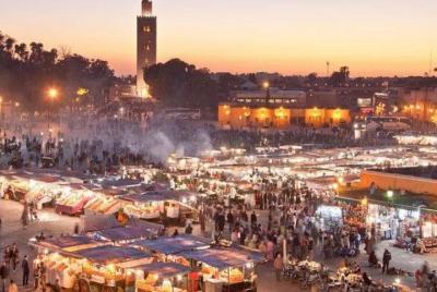 Tour de un día guiado por la ciudad de Marrakech para descubrir la medina con almuerzo